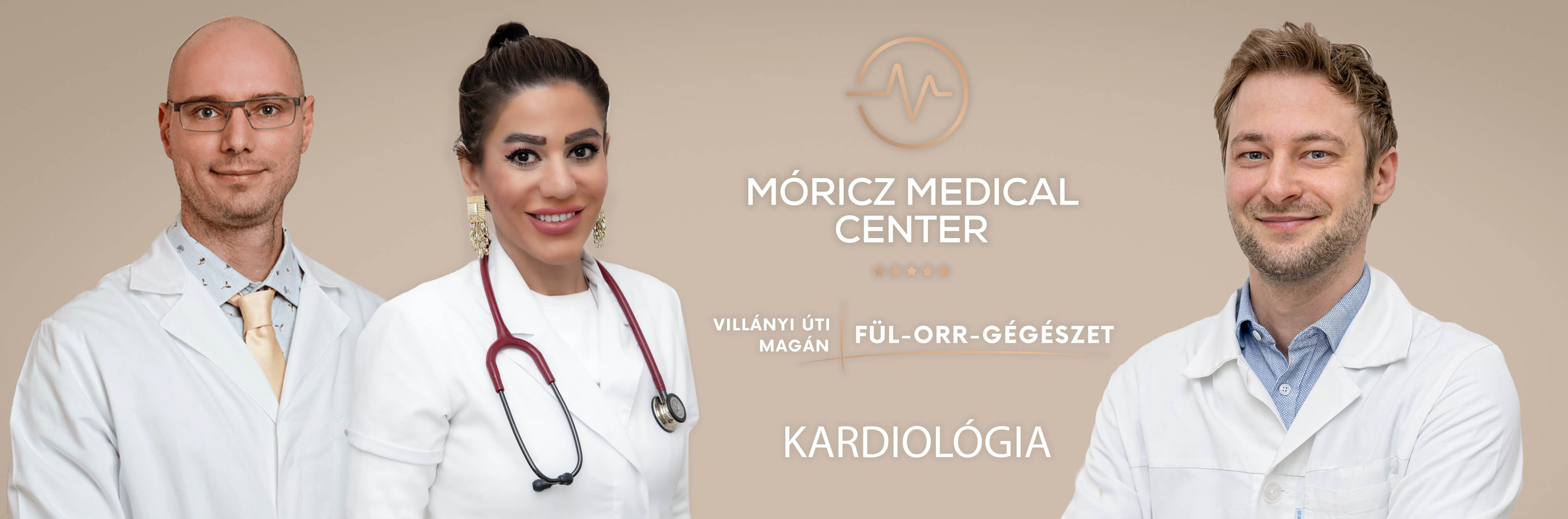Móricz Medical Center Kardiológia magánrendelés 2023, Dr. Ragán Viktor Vilmos, Dr. Gita Basirikia, Dr. Szántó Márk